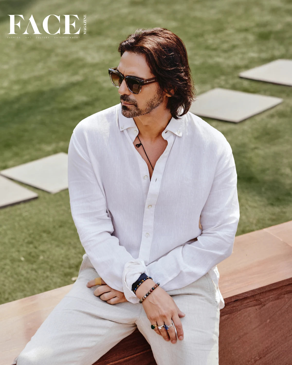 Arjun Rampal wearing Wolfeyes eyewear in the campaign shoot