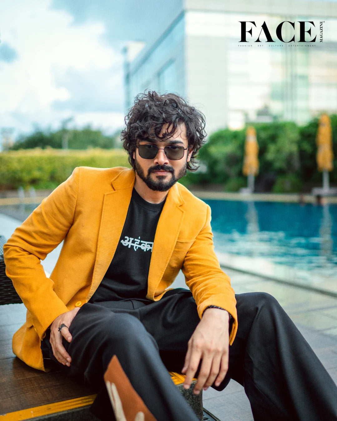 Bhuvan Bam wearing Wolfeyes eyewear in the campaign shoot